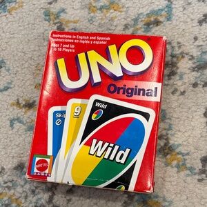 Mattel UNO Original Card Game - Red Box